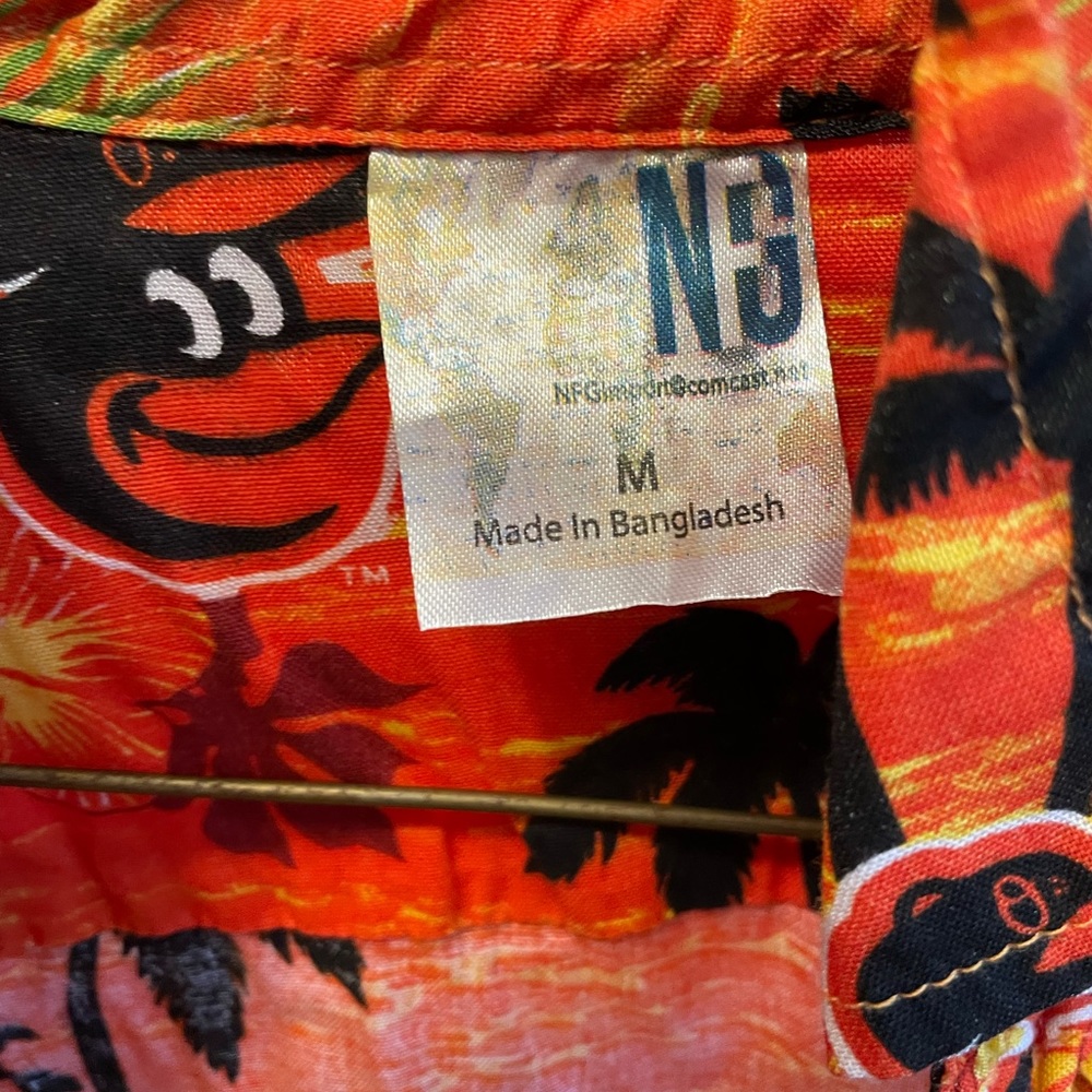 Orioles button down